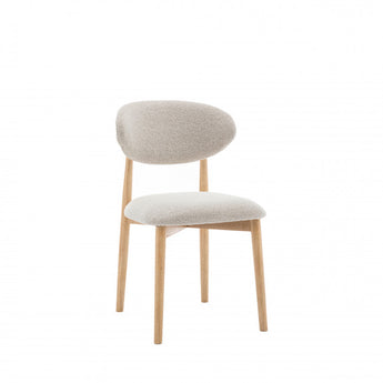 ANYA Linen Dining Chair – Natural