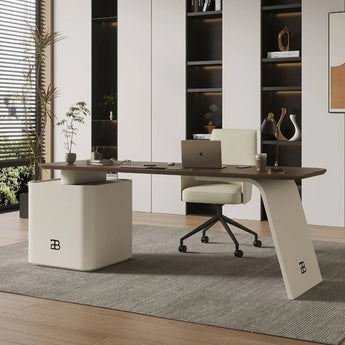 Boston Solid Wood Executive Office Desk