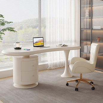 Carnegie Piano Lacquer Solid Wood Executive Office Desk