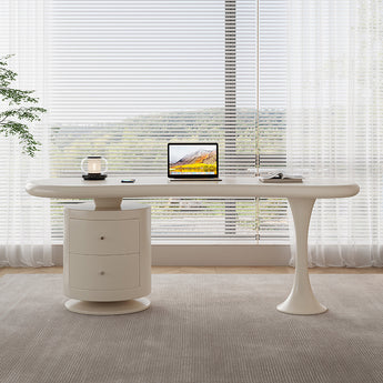 Carnegie Piano Lacquer Solid Wood Executive Office Desk