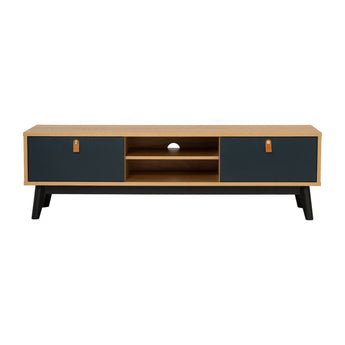 🟢 IN STOCK-1.8M CASTOR Solid Malaysian Oak Wood TV Cabinet Unit Stand