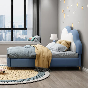 Cloud 9 Upholstered Leather Queen Bedframe