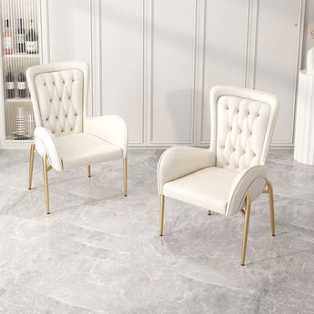 ET Upholstered Leather Dining Chair