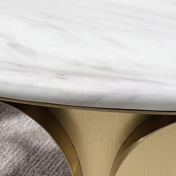 1M Ariel Modern Italian Luxury Marble Top Coffee Table