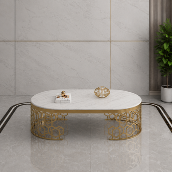 1.3M Aurelia Modern Italian Luxury Marble Top Coffee Table