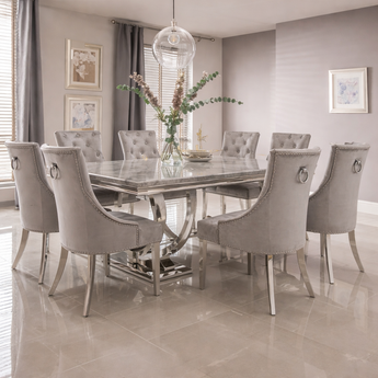 Hilton Solid Marble Top Luxury Dining Table