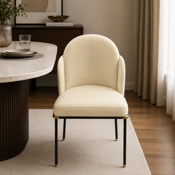 🟢 IN STOCK KENDALL Velvet Upholstery Dining Chair