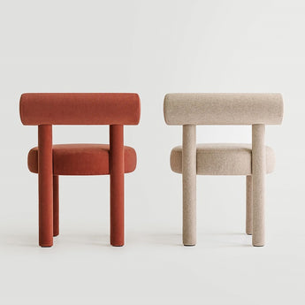 KIM Solid Wood Velvet Dining Chair