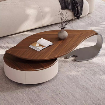 1.4M Signature Luxury Leafora Solid Wood Coffee Table