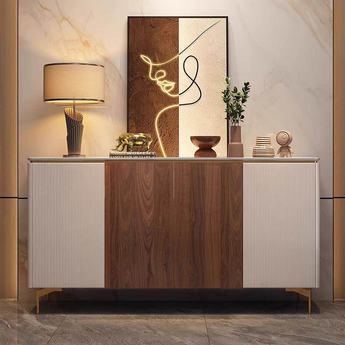 Modern Leafora Luxury Sintered Stone Top Buffet Sideboard