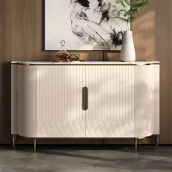 Signature Luxor Luxury Marble Top Solid Wood Sideboard