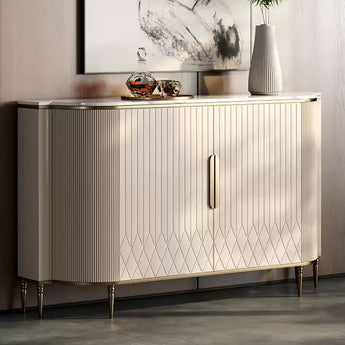 Signature Luxor Luxury Marble Top Solid Wood Sideboard
