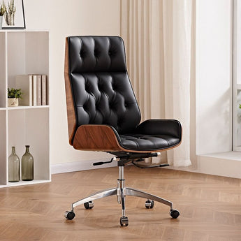 Madison High Modern Luxury Leather Upholstery Executive Office Working Chair