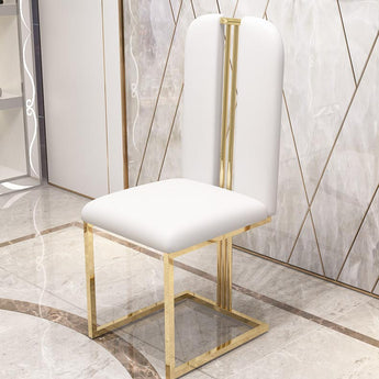Mariah Modern Italian Luxury Leather Dining Chair