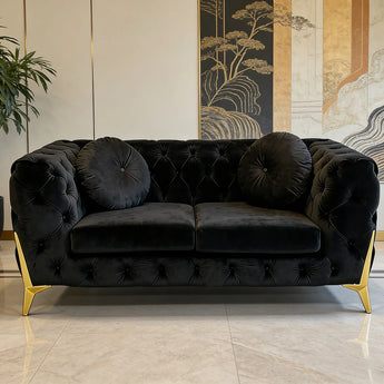 MOROCCO Living Suite Upholstered Velvet Sofa Set 2 seater