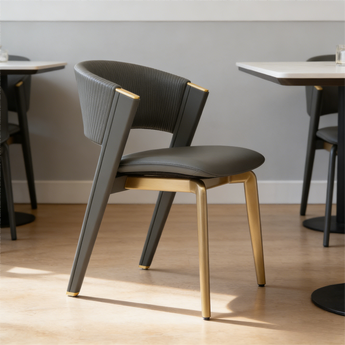 🟢 IN STOCK Signature Nebula Luxury Leather Upholstery Dining Chair