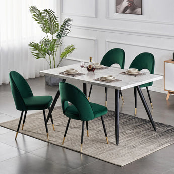 Omega Velvet Dining Chair