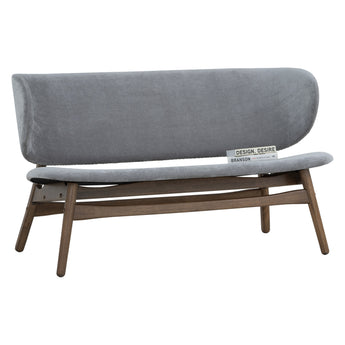 🟢 IN STOCK POLARA Malaysian Oak Solid Wood 2-Seater Lounge Chair