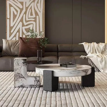 Rajasthan Marble Coffee Table Set