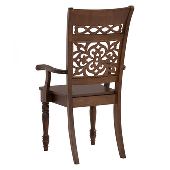 🟢 IN STOCK RISTA Malaysian Oak Solid Wood Dining Chair Armchair