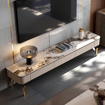 Signature Riviera Marble Top TV Stand