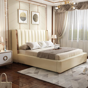 Lioness Upholstered Luxury Leather Bedframe