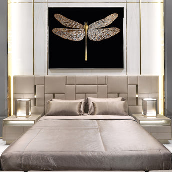 Symmetric Modern Luxury Beds Pro Max Big Headboard Gas Lifting Velvet Upholstery Bedframe