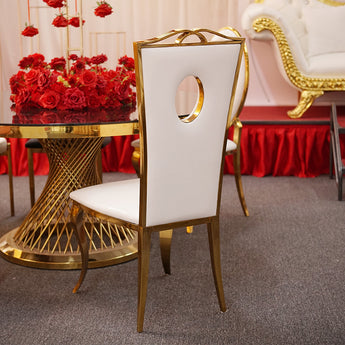 Bethany Modern Italian Luxury Leather Dining Chair