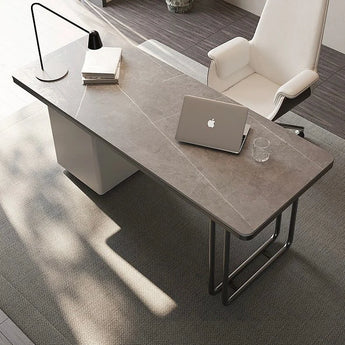 Toronto Marble Top Solid Wood Executive Office Desk
