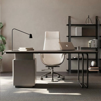 Toronto Marble Top Solid Wood Executive Office Desk
