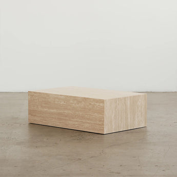 Classic Luxury Travertine Stone Marble Modern Coffee Table