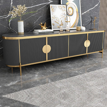 2M VERTI Modern Italian Luxury Marble Top TV Stand Entertainment Unit