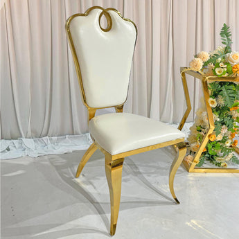 Victoria Modern Italian Luxury Leather Dining Chair