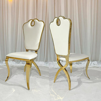 Victoria Modern Italian Luxury Leather Dining Chair