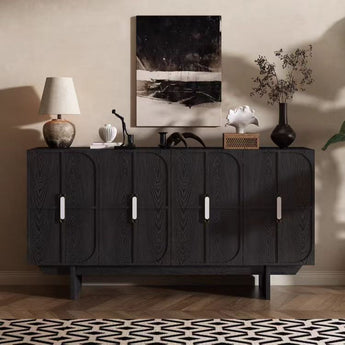 Modern Winston Luxury Solid Wood Buffet Sideboard