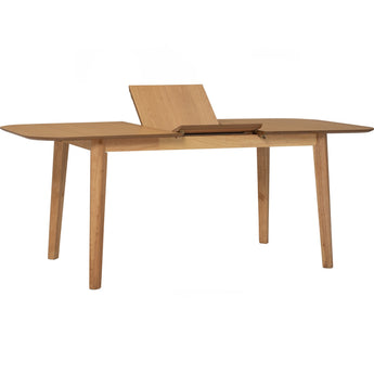 🟢 IN STOCK 1.95M WOYER Solid Wood Extendable Dining Table - Natural