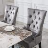 Royal Tufted Velvet Dining Chair - Image 3