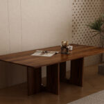solid walnut dining table