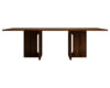 walnut dining table 8 seater front