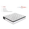 King Pocket Spring Mattress - 4 Soft Tension - Image 3
