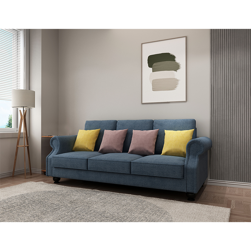 22NVDL014-NavyThe Cozy Cloud 3-Seater Sofa 2