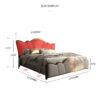 Luxora Grandeur King Size Bedframe Storage Gas Lifting - Image 4
