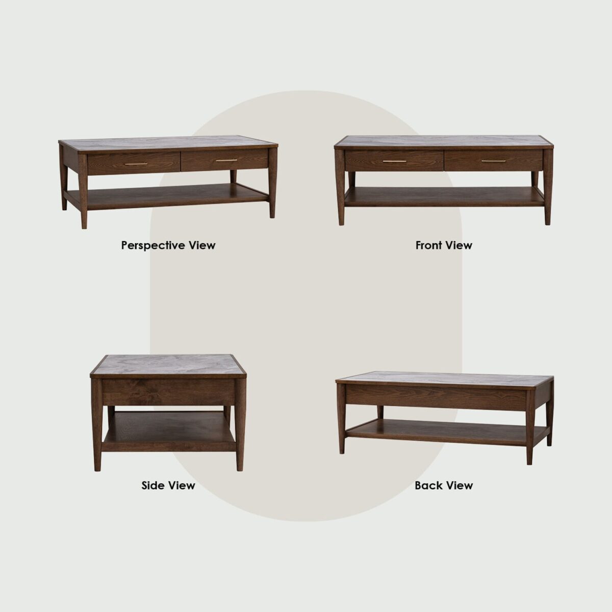 MELAMINE COFFEE TABLE - Image 3