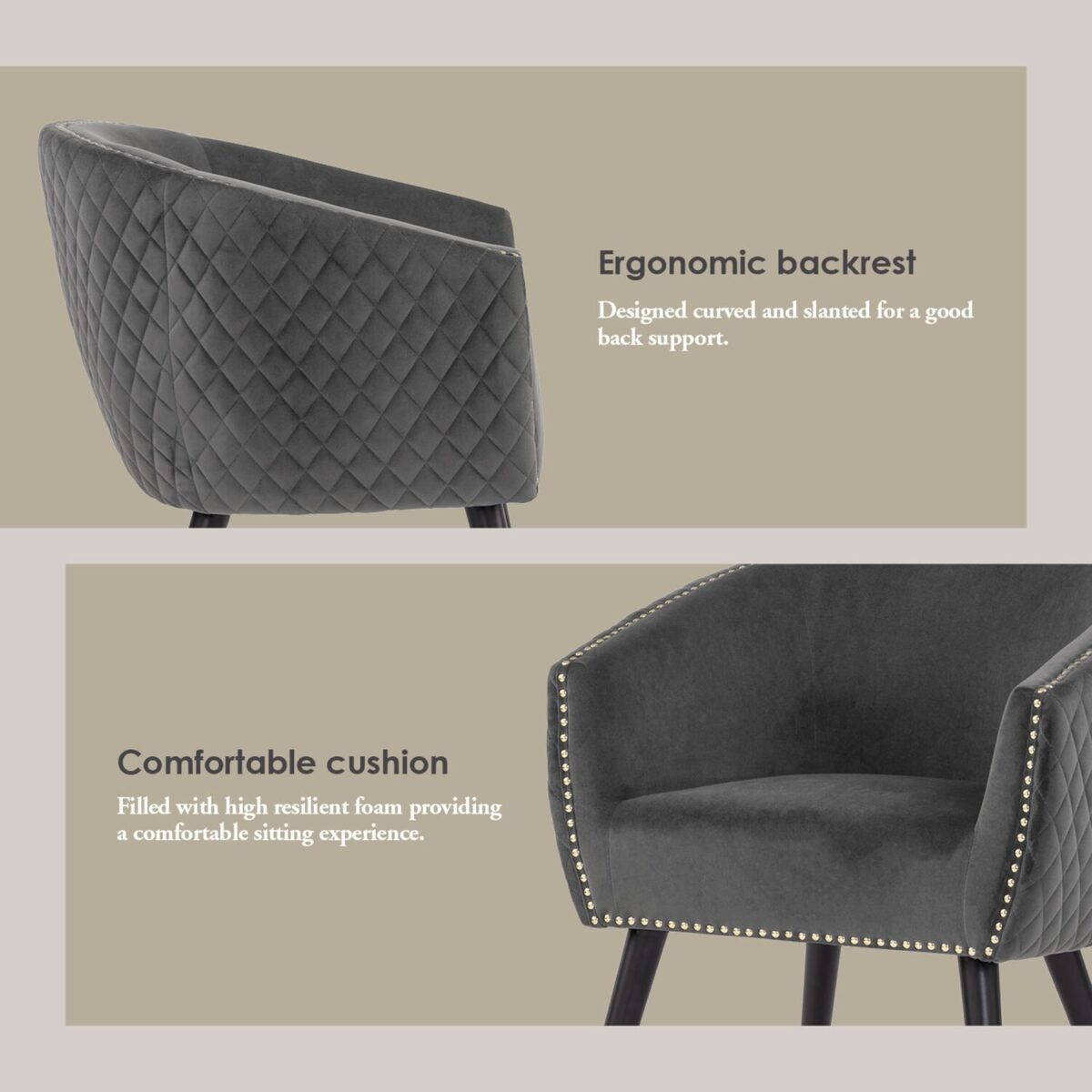 ARCTUS FABRIC LOUNGE CHAIR - Image 3