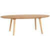 ASH VENEER OVAL COFFEE TABLE - Image 3