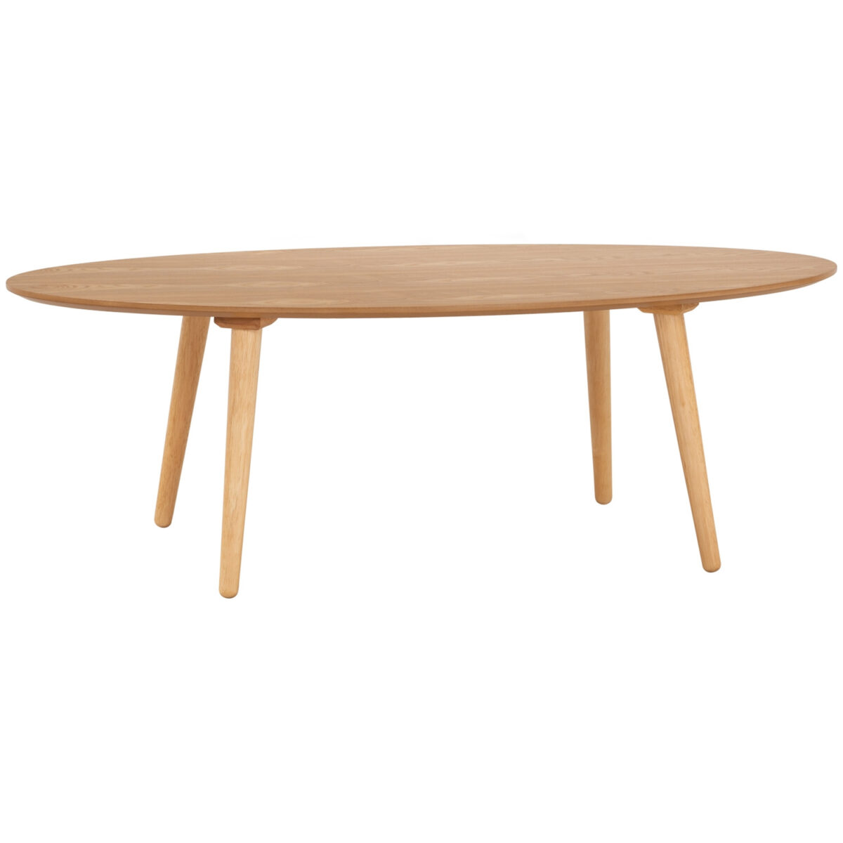 ASH VENEER OVAL COFFEE TABLE - Image 3