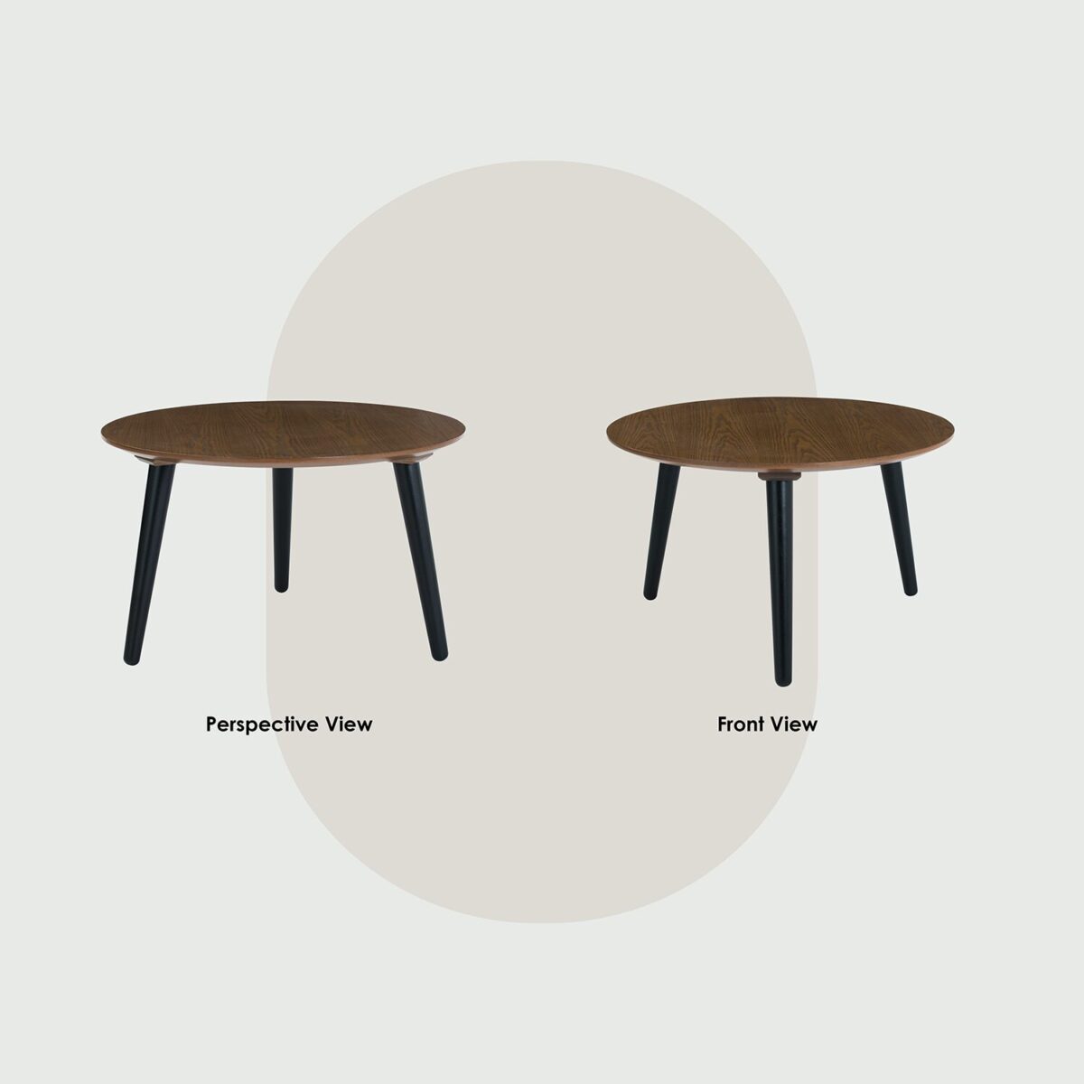 ASH VENEER COFFEE TABLE - Image 3