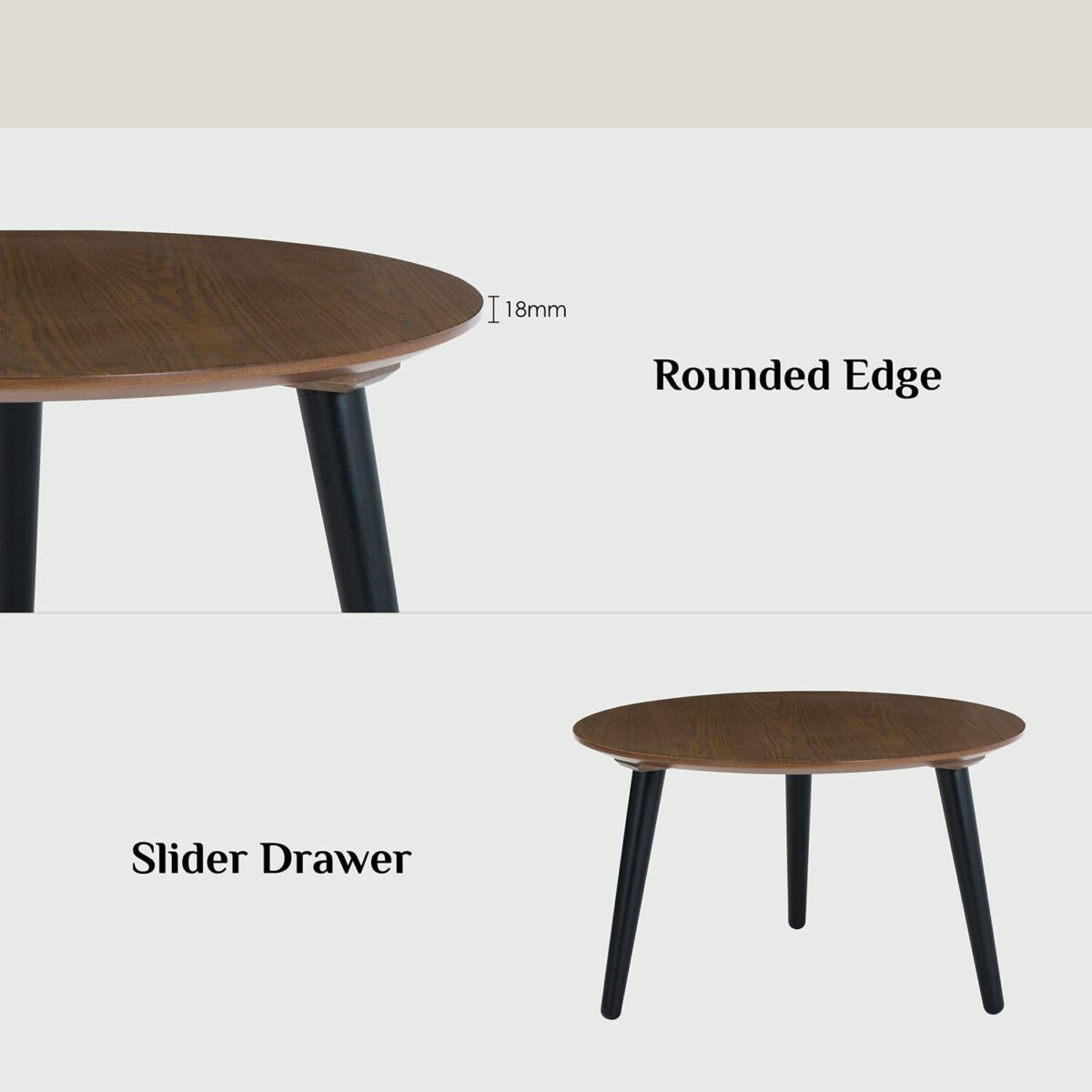 ASH VENEER COFFEE TABLE - Image 4