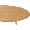 ASH VENEER OVAL COFFEE TABLE - Image 4