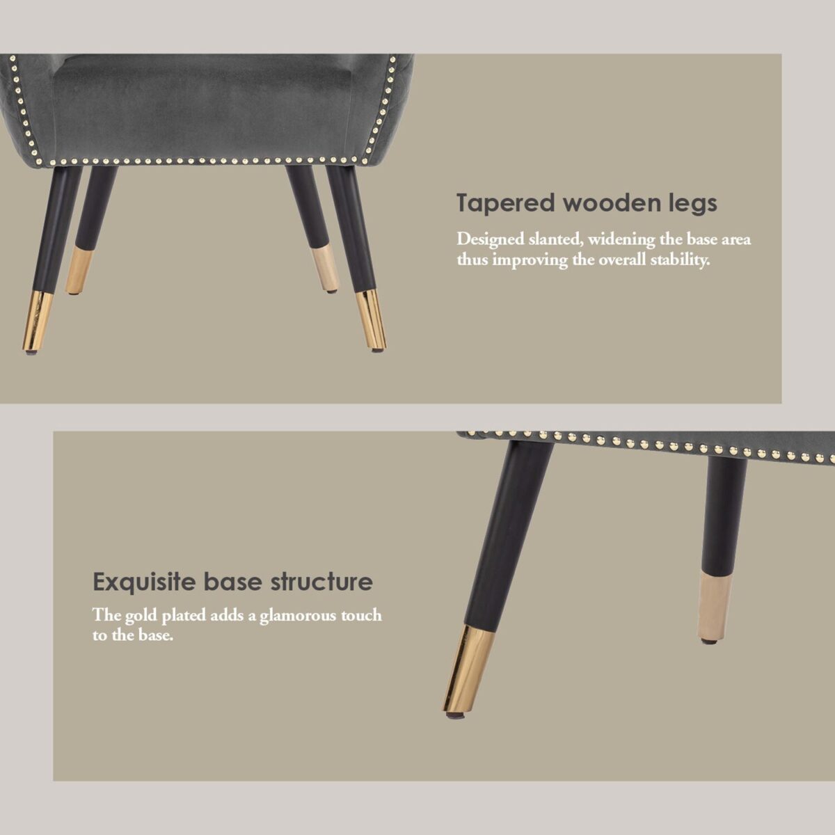 ARCTUS FABRIC LOUNGE CHAIR - Image 5